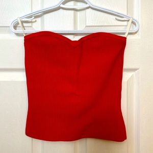 Aritzia Babaton Sculpt Knit Sweetheart Tube Top